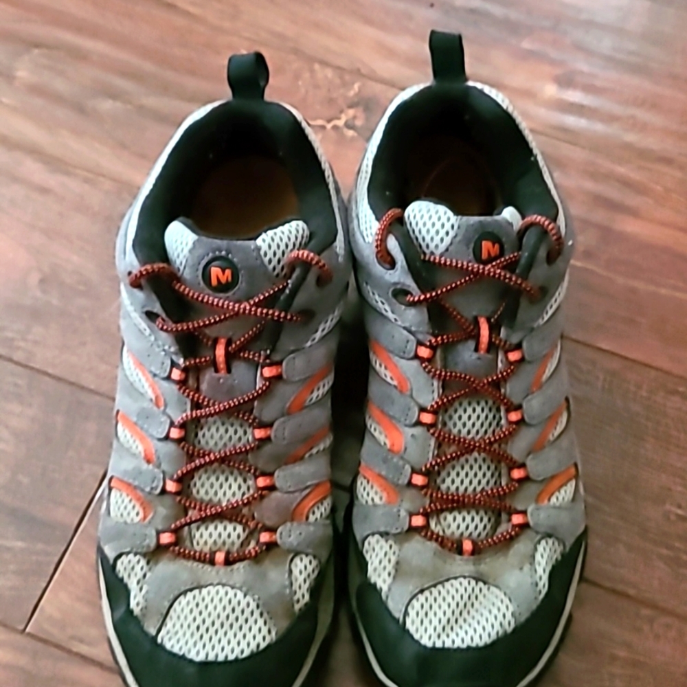 Merrell Men's Moab Ventilator Hiking Shoe,Granite/Lantern, size 12